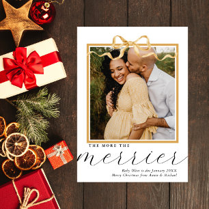 More The Merrier Christmas Pregnancy Announcement