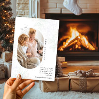 More the Merrier Oval Photo Christmas Pregnancy