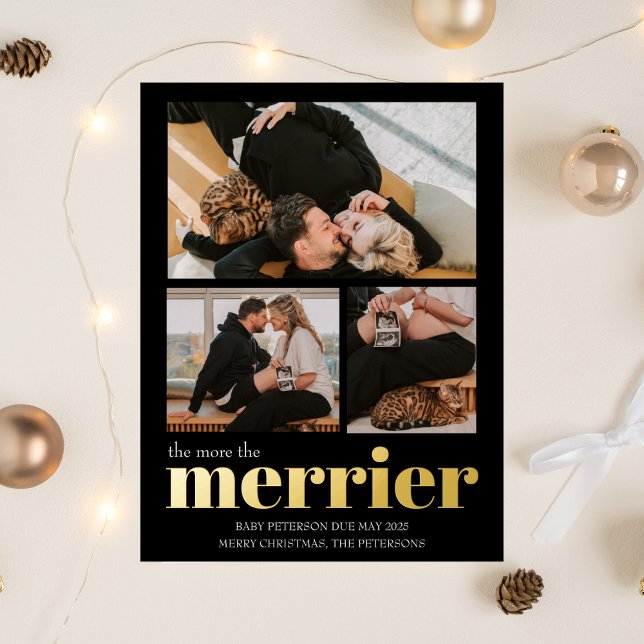 More the merrier Pregnancy Announcement Christmas (Creator Uploaded)