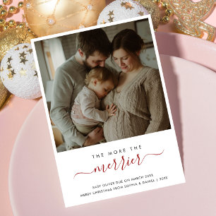 More The Merrier Pregnancy Photo Announcement