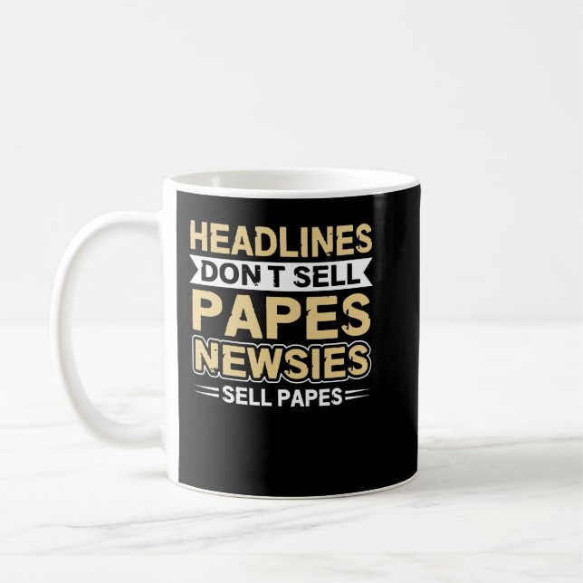 More Then Awesome Newsies Design For Men And Women Coffee Mug (Left)