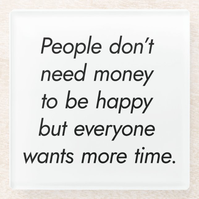 More Time Glass Coaster (Front)