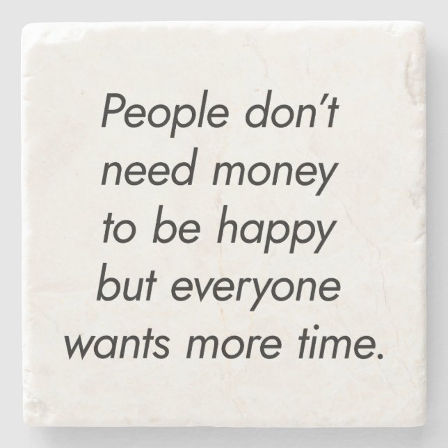 More Time Stone Coaster (Front)