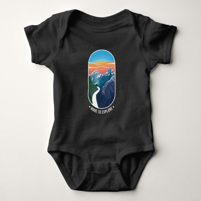 More to explore baby bodysuit (Front)