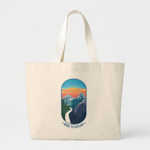 More to explore large tote bag