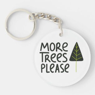 More Trees Please Key Ring