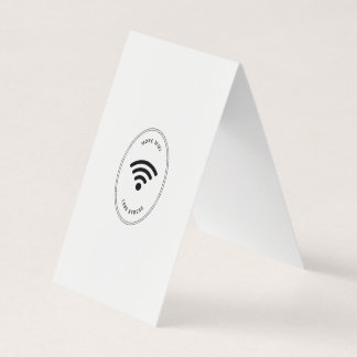 More Wifi less stress Business Card