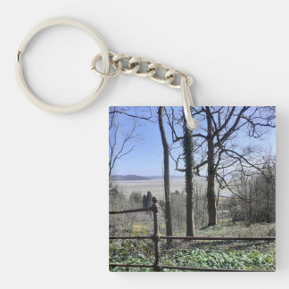 Morecambe Bay View Acrylic Key Ring