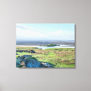 Morecambe Bay view canvas print