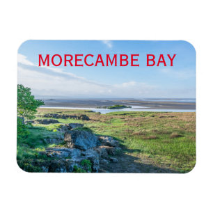 Morecambe Bay view fridge magnet
