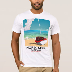 Morecambe, Lancashire Seaside travel poster T-Shirt