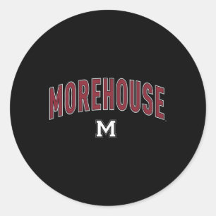 Morehouse Maroon Tigers Arch Over Classic Round Sticker