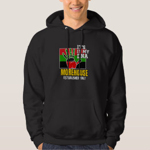 Morehouse, MC, Red, Black and Green HBCU Hoodie