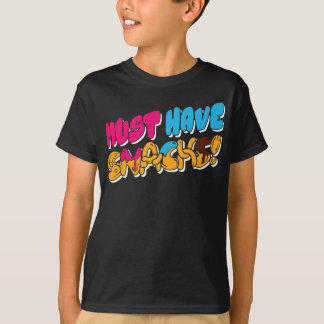 Morejstu Merch Jstu Must Have Snacks T-Shirt