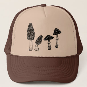 Morel & Amanita Trucker Hat