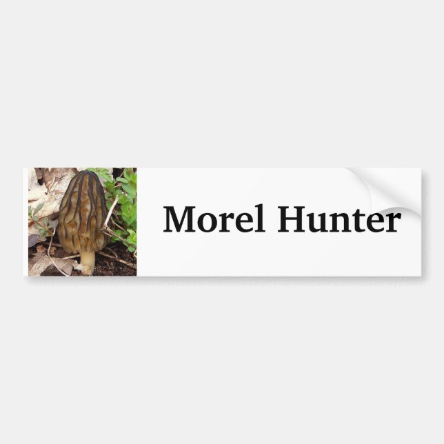 Morel Hunter Bumper Sticker (Front)