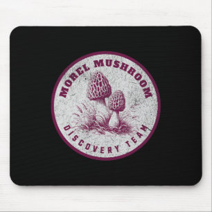 Morel Mushroom Discovery Team - Fun Mushroom Hunti Mouse Mat
