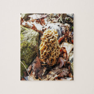 Morel Mushroom in the Wild Jigsaw Puzzle