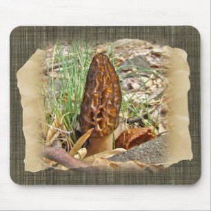 Morel Mushroom Mouse Mat