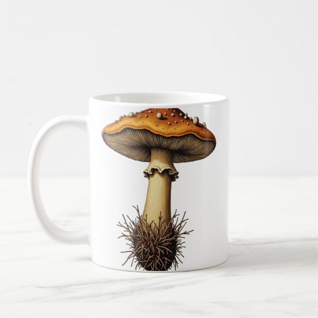 Morel Plate Coffee Mug (Left)