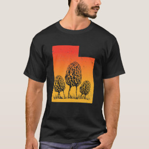 Morel Sunset Colour Morel Utah Map Morel Sunset Co T-Shirt