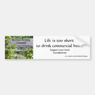 Moreland Brewing Company Logo, Support your loc... Bumper Sticker