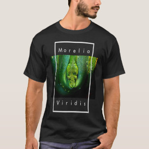 Morelia Viridis Green Tree Python Snake T-Shirt