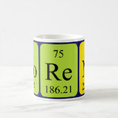 Morena periodic table name mug (Center)