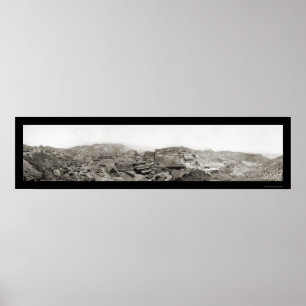 Morenci, AZ Mine Photo 1909 Poster