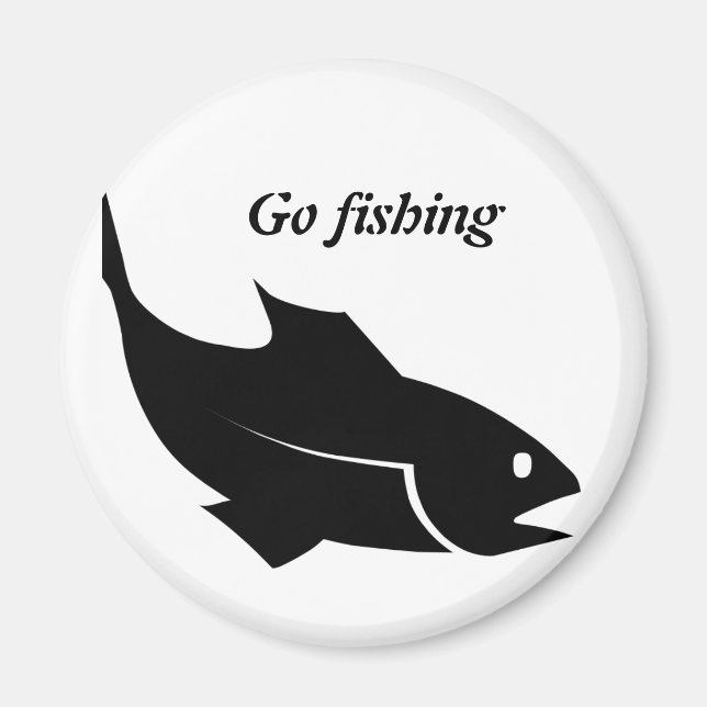 Moreno fish - Go fishing Magnet (Front)
