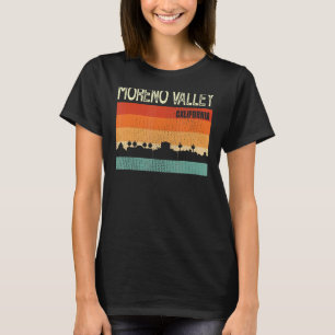 Moreno Valley California Town Skyline T-Shirt
