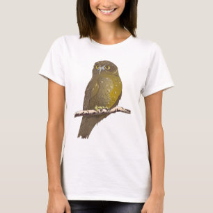 Morepork RURU NZ bird T-Shirt
