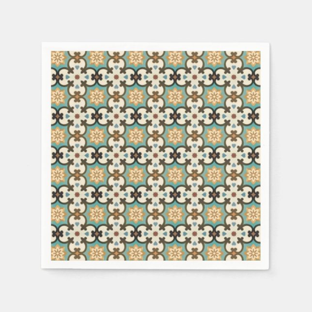 Moresque Pattern Napkin (Front)