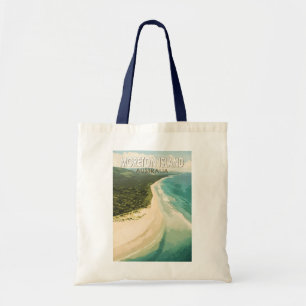 Moreton Island Australia Travel Art Vintage Tote Bag