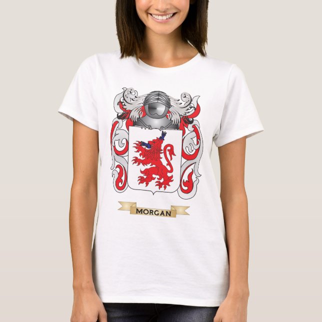 Morgan Coat of Arms (Family Crest) T-Shirt (Front)