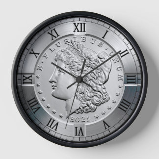 Morgan Commemorative Silver Dollar Obverse ~ * ~ Clock