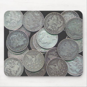 Morgan Dollars Mouse Mat
