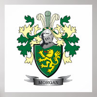 Morgan Family Crest Coat of Arms