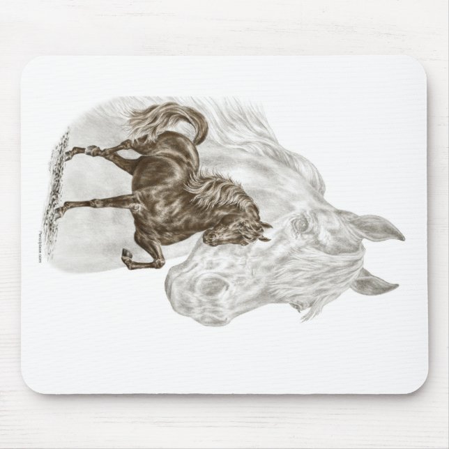 Morgan Horse Art Mouse Mat (Front)