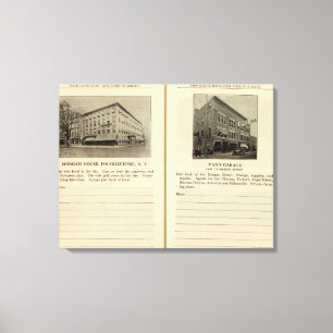 Morgan House, Van's Garage, Poughkeepsie Canvas Print