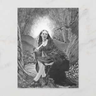 Morgan Le Fay Postcard