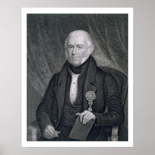 Morgan Lewis, engraved by Asher Brown Durand (1796 Poster