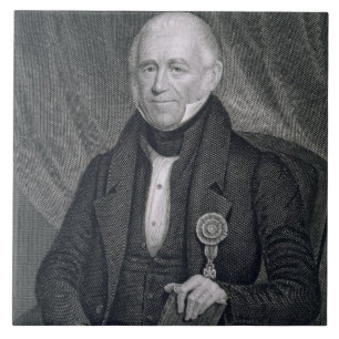 Morgan Lewis, engraved by Asher Brown Durand (1796 Tile