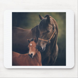Morgan Mare and Foal Mouse Mat