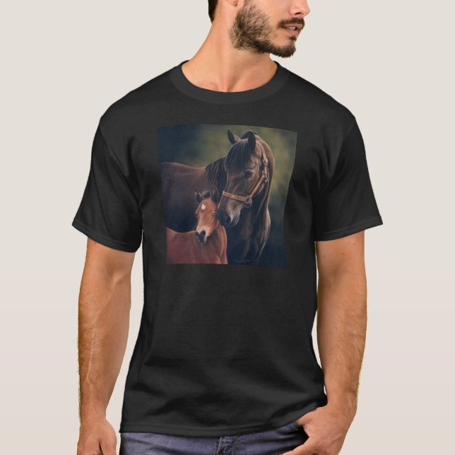 Morgan Mare and Foal T-Shirt (Front)