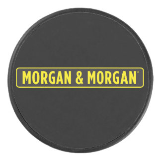 Morgan & Morgan Small Round Button Hockey Puck