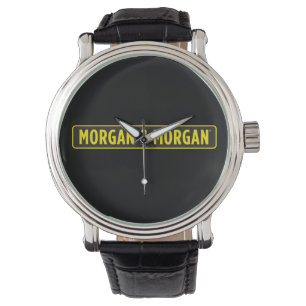 Morgan & Morgan Small Round Button Watch