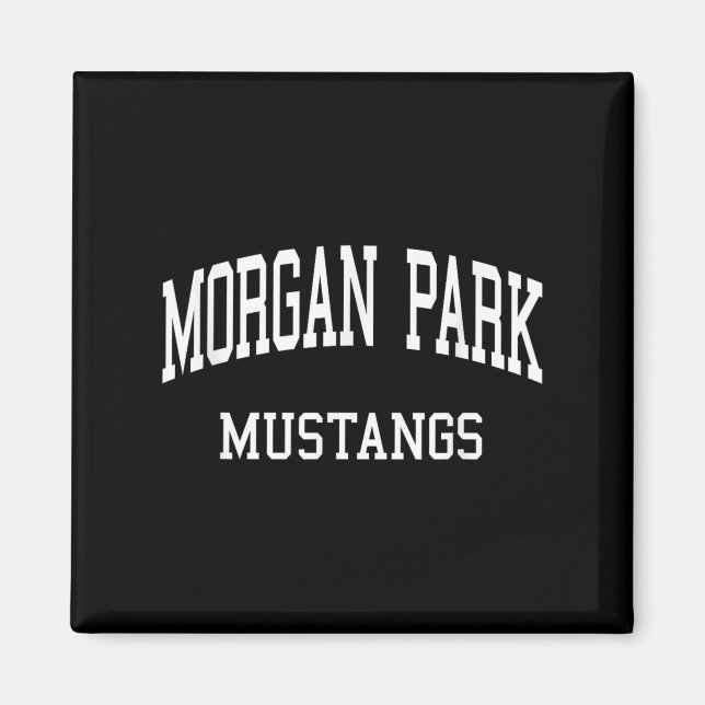 Morgan Park High School Hs Chicago Il Retro Sports Magnet (Front)