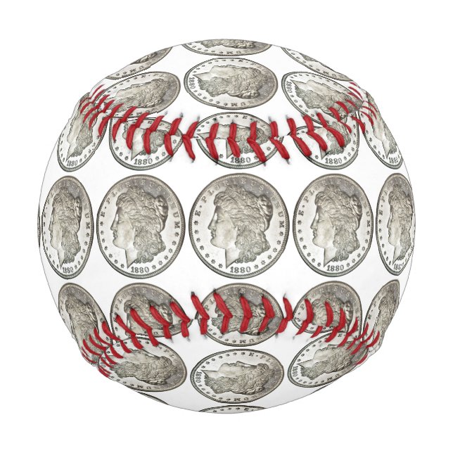 Morgan Silver Dollar Baseball (Front)