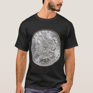 Morgan Silver Dollar Coin Collecting T-Shirt